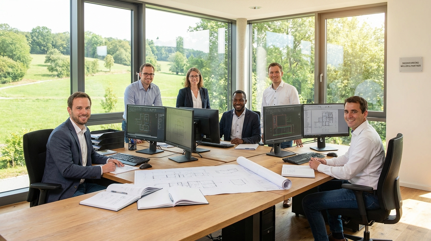 Das Team von Pure Planning im B&uuml;ro Rottweil
