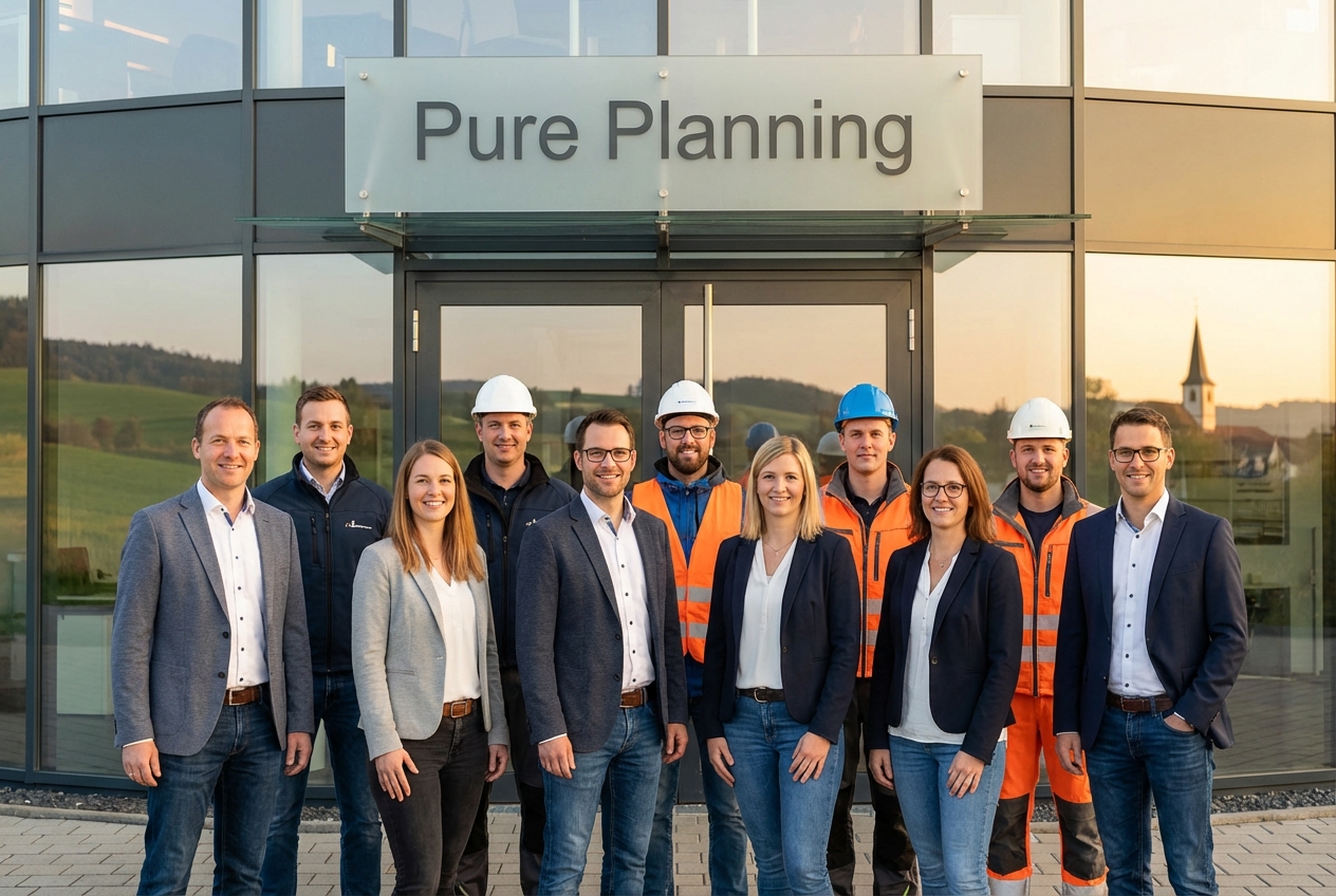Das Team von Pure Planning bei der Arbeit